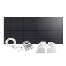 Solcellspaket Caravan 200W MPPT, hörn