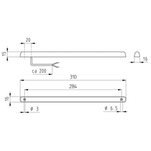 BROMSLJUS ZHBL 24-2 JOKON. KLART GLAS.