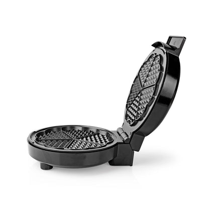 Våffeljärn | 19 cm | 1000 W | Svart