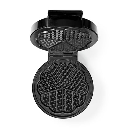 Våffeljärn | 19 cm | 1000 W | Svart