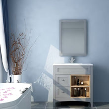 Aurora tvättställsskåp, antracit