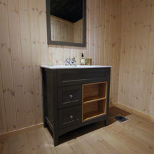 Aurora badrumsspegel, antracit