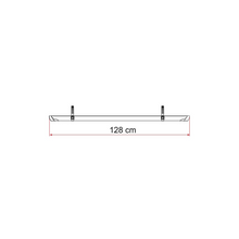 RAIL PLUS DEEP BLACK CYKELSKENA FIAMMA 128CM