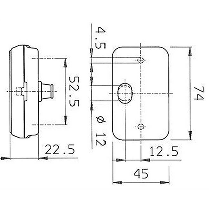 SIDOMARKERINGSLYKTA SMLR 130 JOKON. GUL