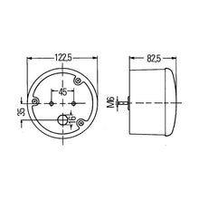 BLINKLYKTA.HELLA 122,5 MM.
